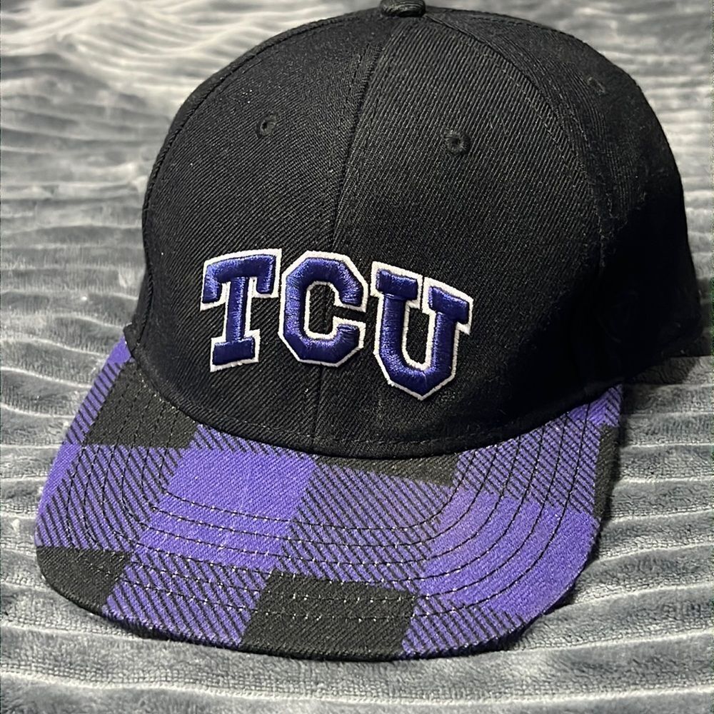 🔥🔥‎ TCU Horned Frogs Snapback Flat Bill Hat - EXCELLENT Condition 🔥🔥